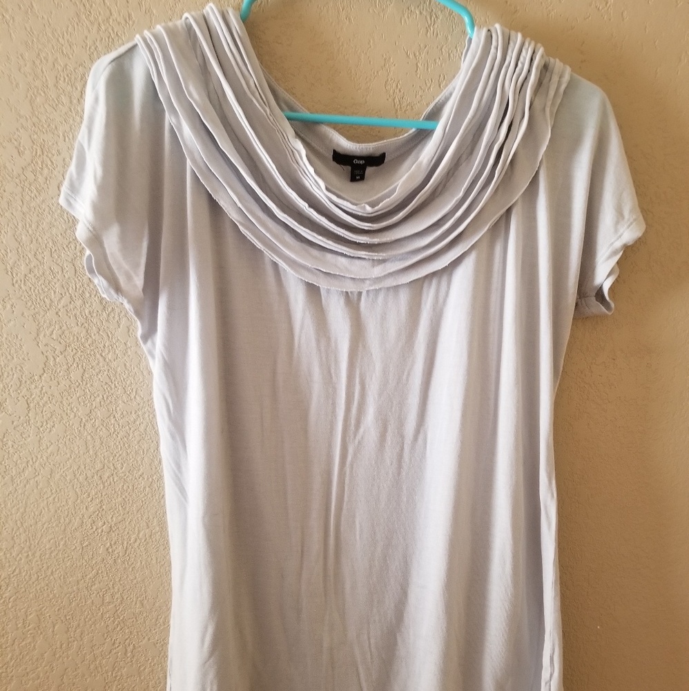 Gap womens light grey dress shirt size M